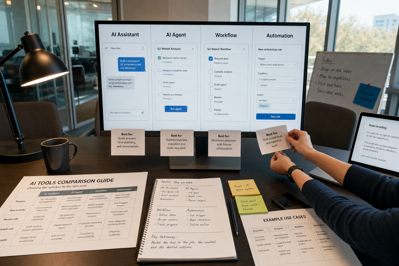 AI Assistants, Agents, and Automations: A Beginner’s Human-Centered Glossary
