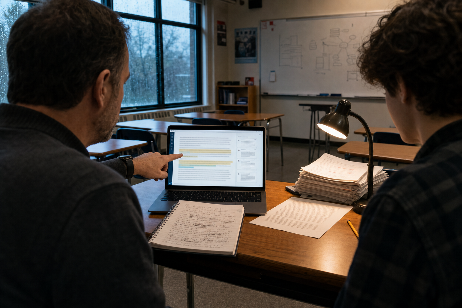 A Teacher’s Story: Using AI Feedback Without Losing the Student’s Voice