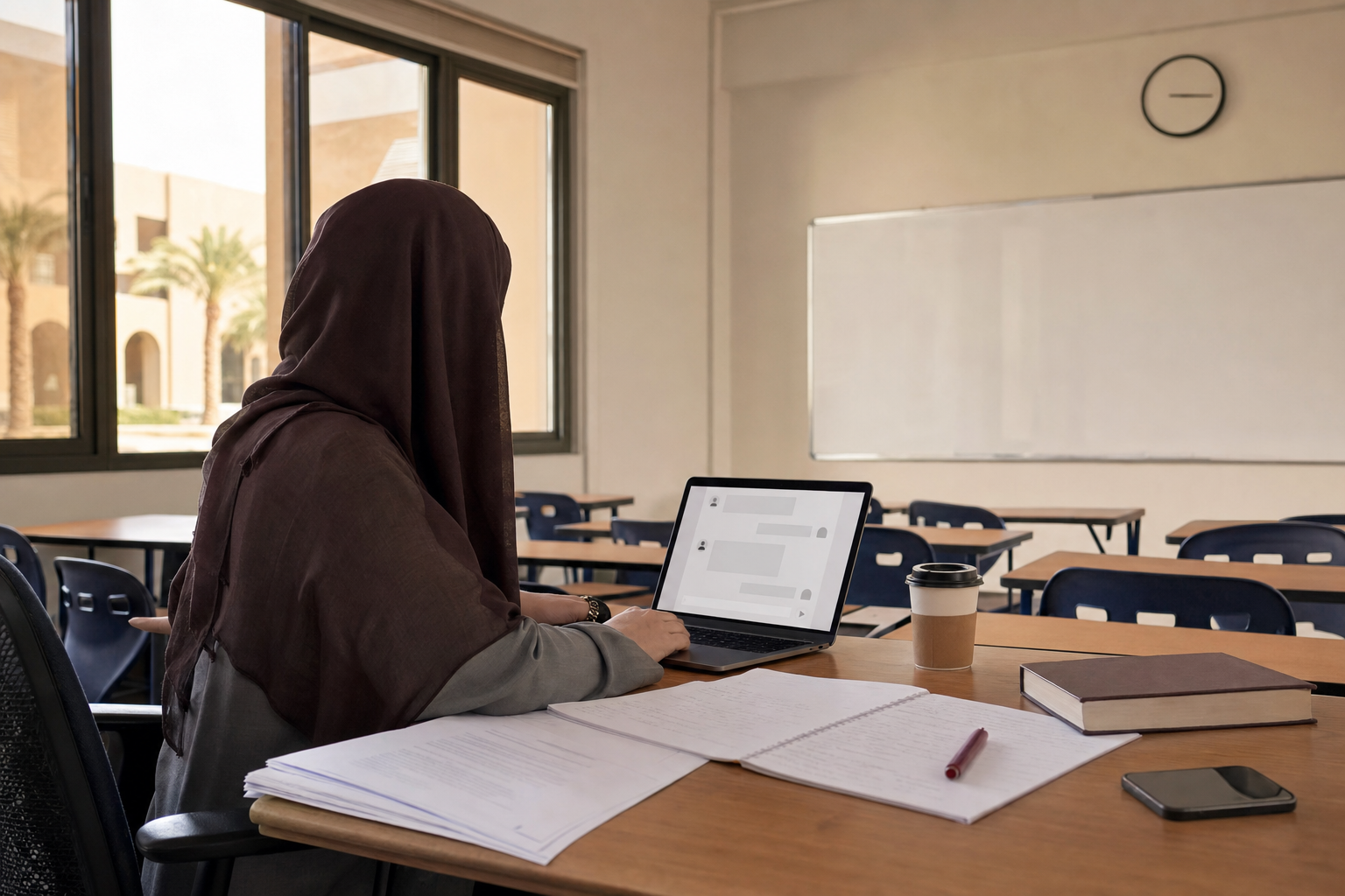 A Day in the Life With AI: An Arabic Teacher Plans One Lesson and Makes Three Human Decisions