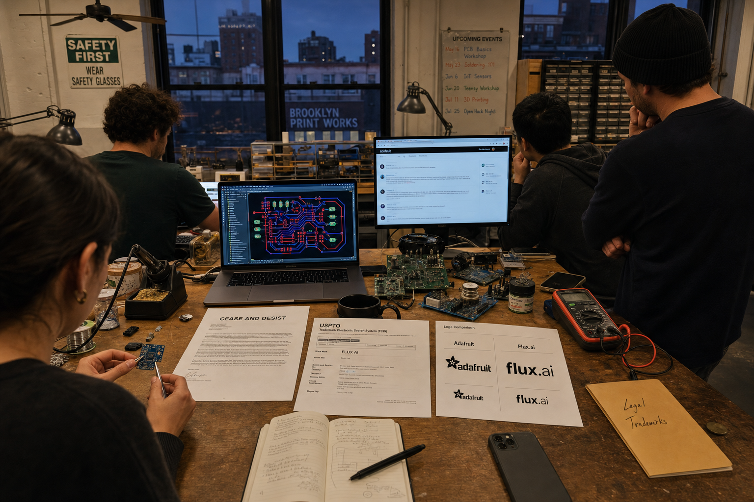 When AI Startups Meet Maker Communities: Trust, Trademarks, and the Adafruit–Flux.ai Dispute