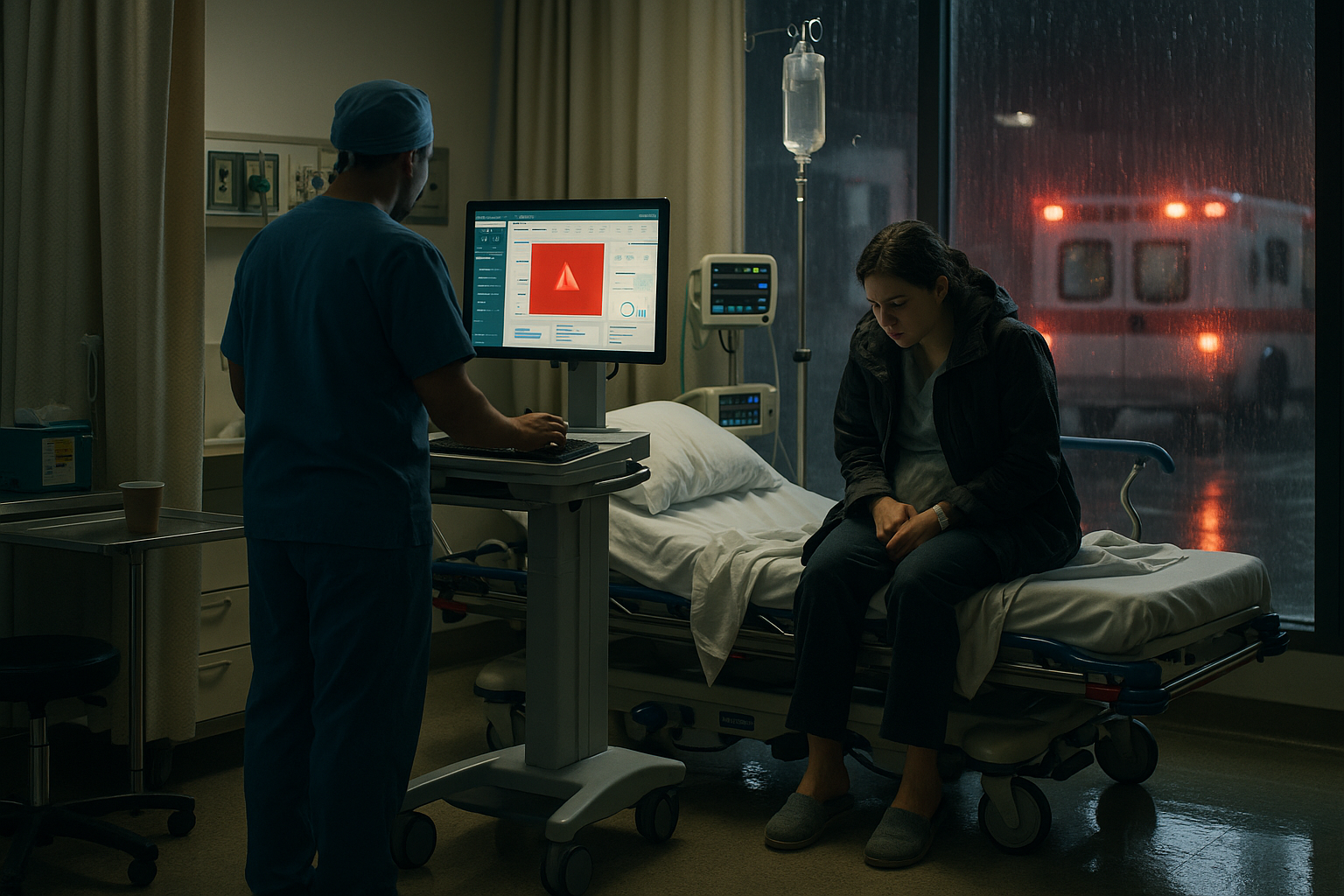 AI in Healthcare: The Red Box on Bed Seven
